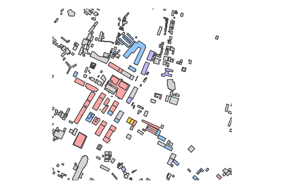 Program breakdown map