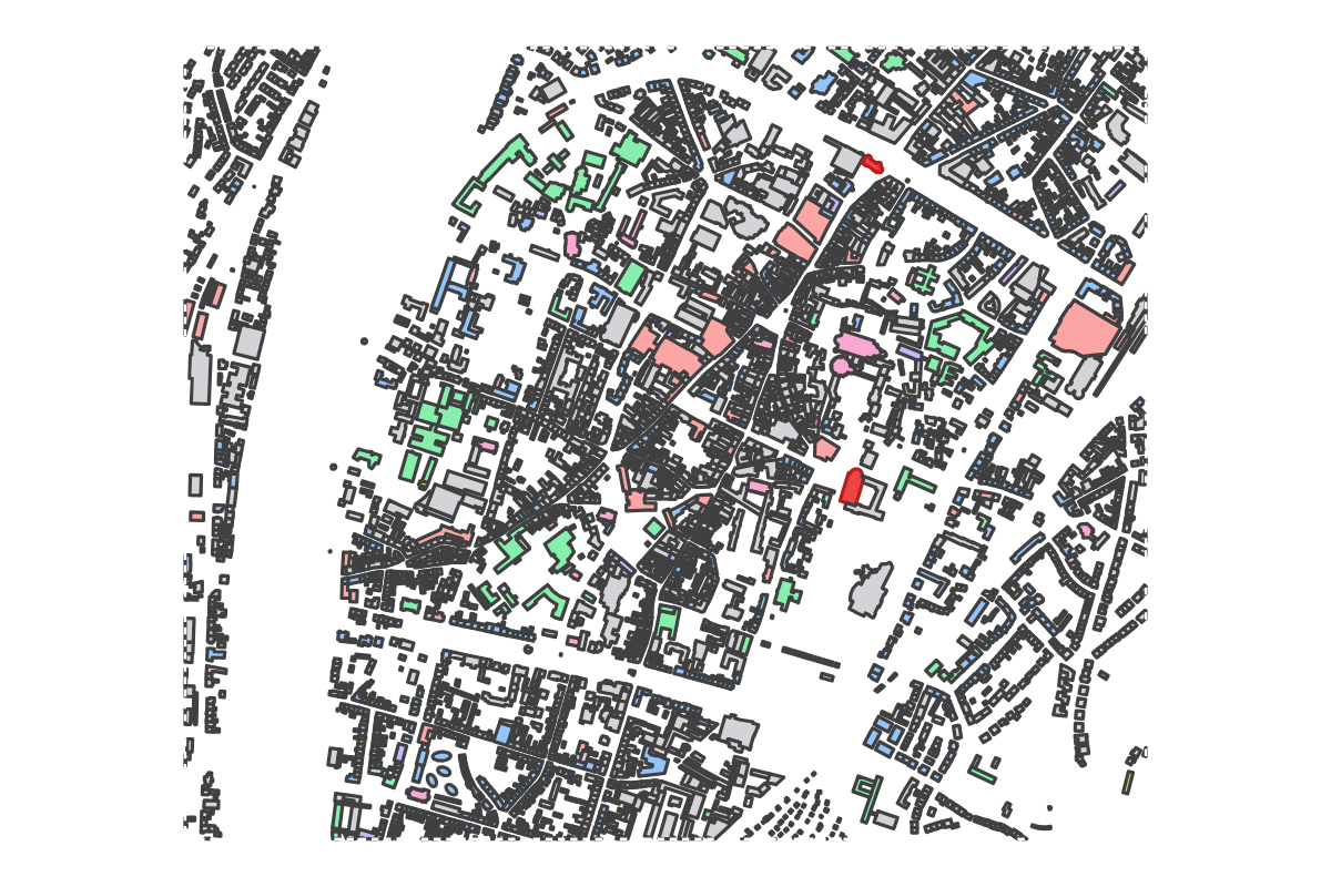Program breakdown map