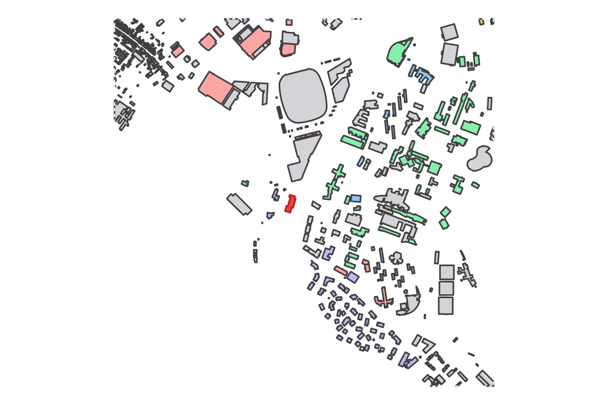 Program breakdown map