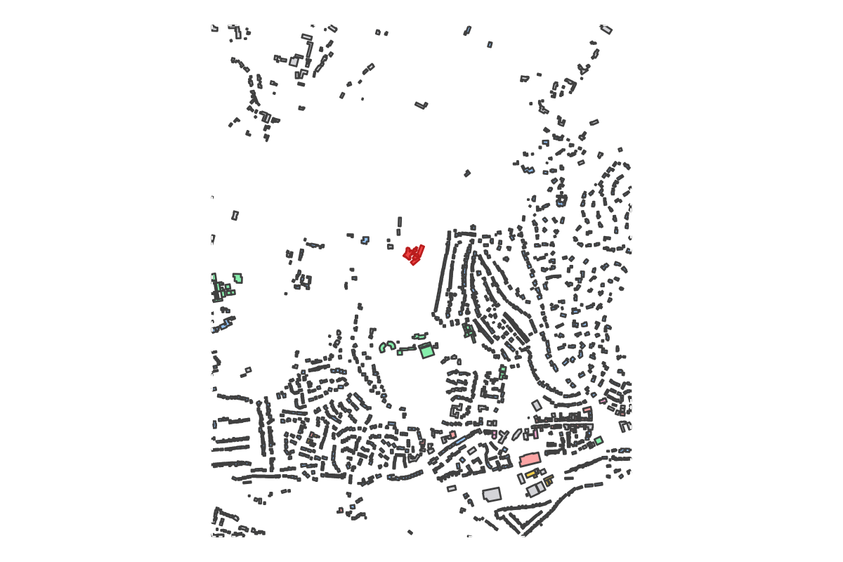 Program breakdown map