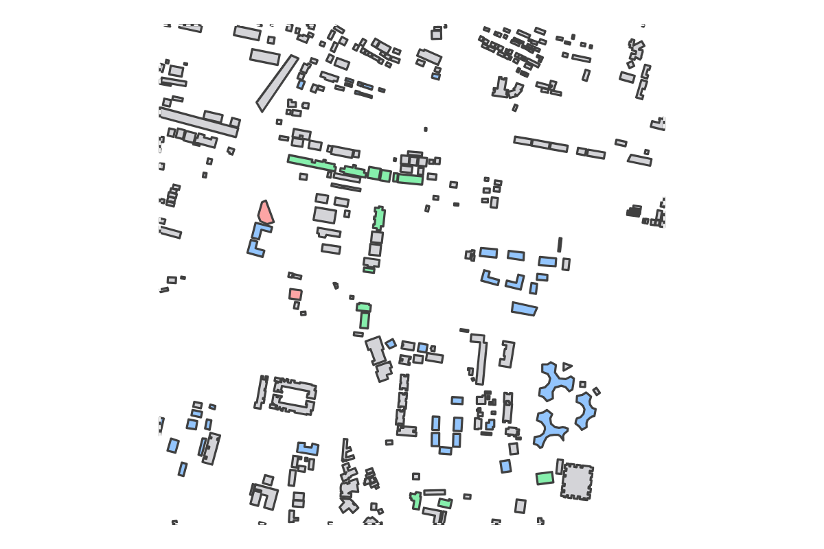 Program breakdown map