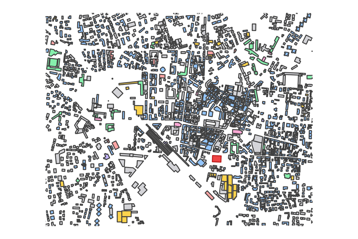Program breakdown map