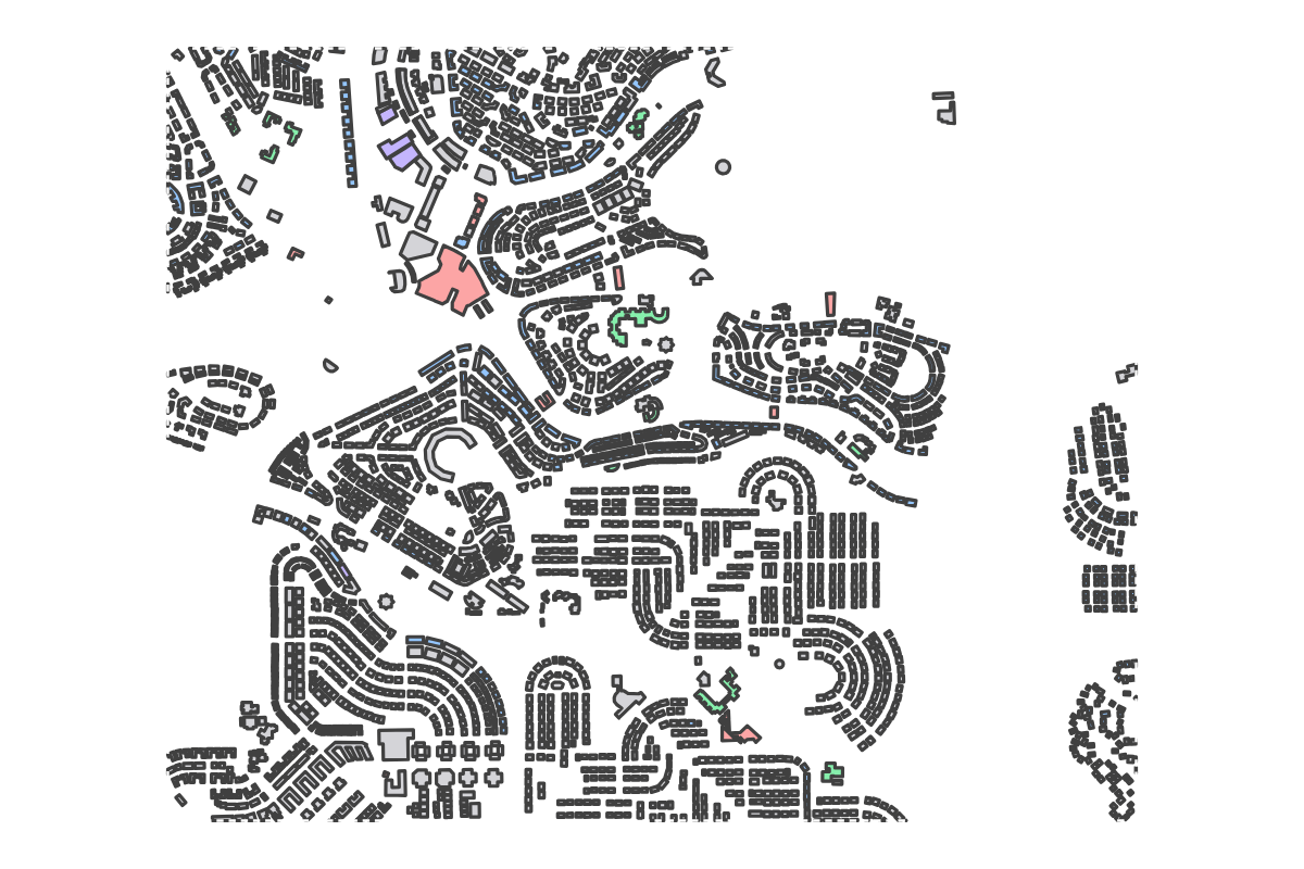 Program breakdown map