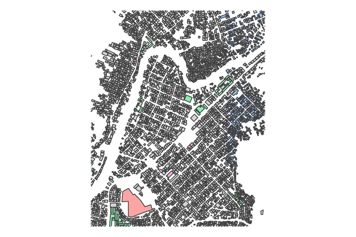 Program breakdown map