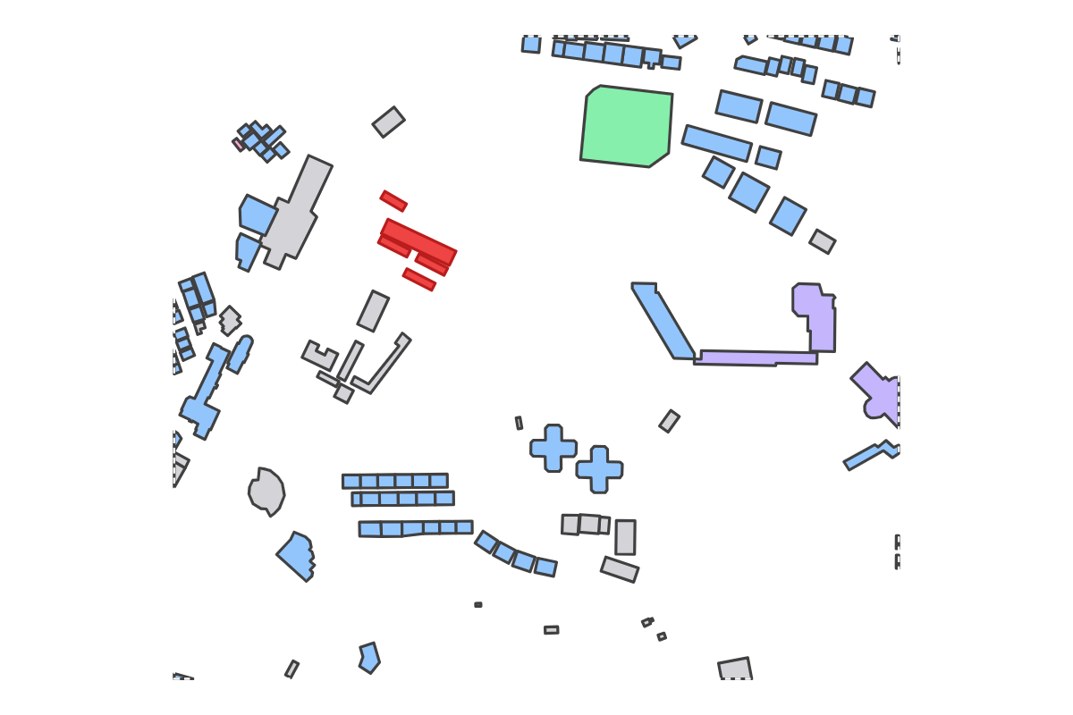 Program breakdown map