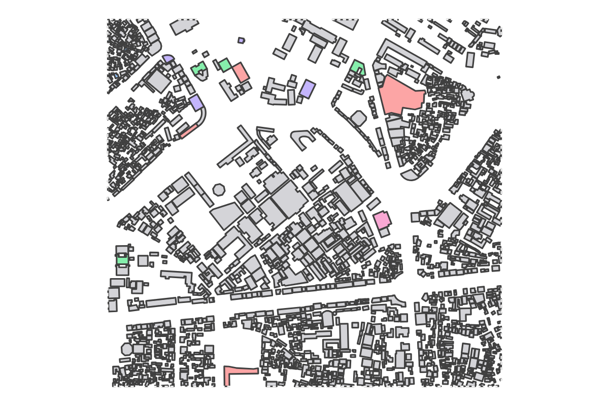 Program breakdown map