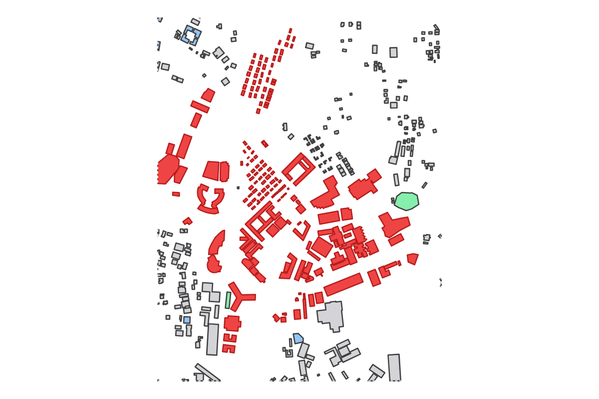 Program breakdown map
