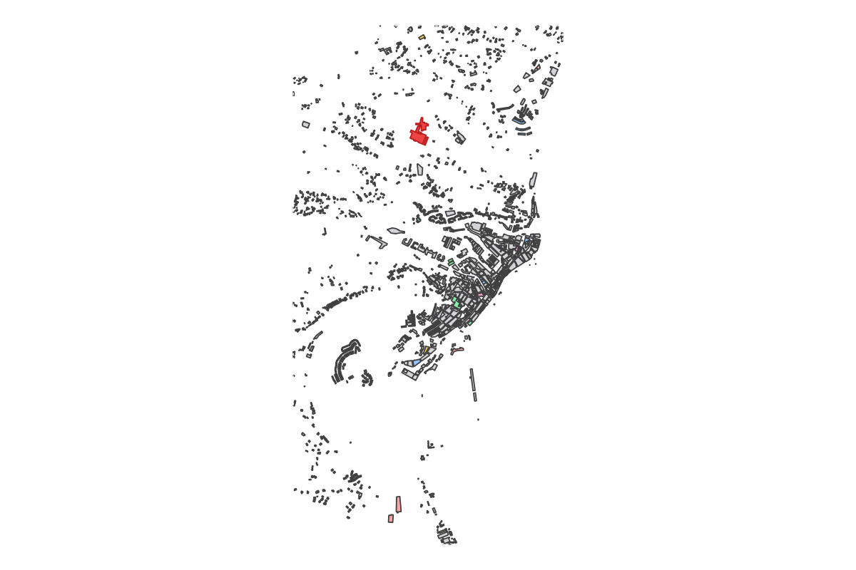 Program breakdown map
