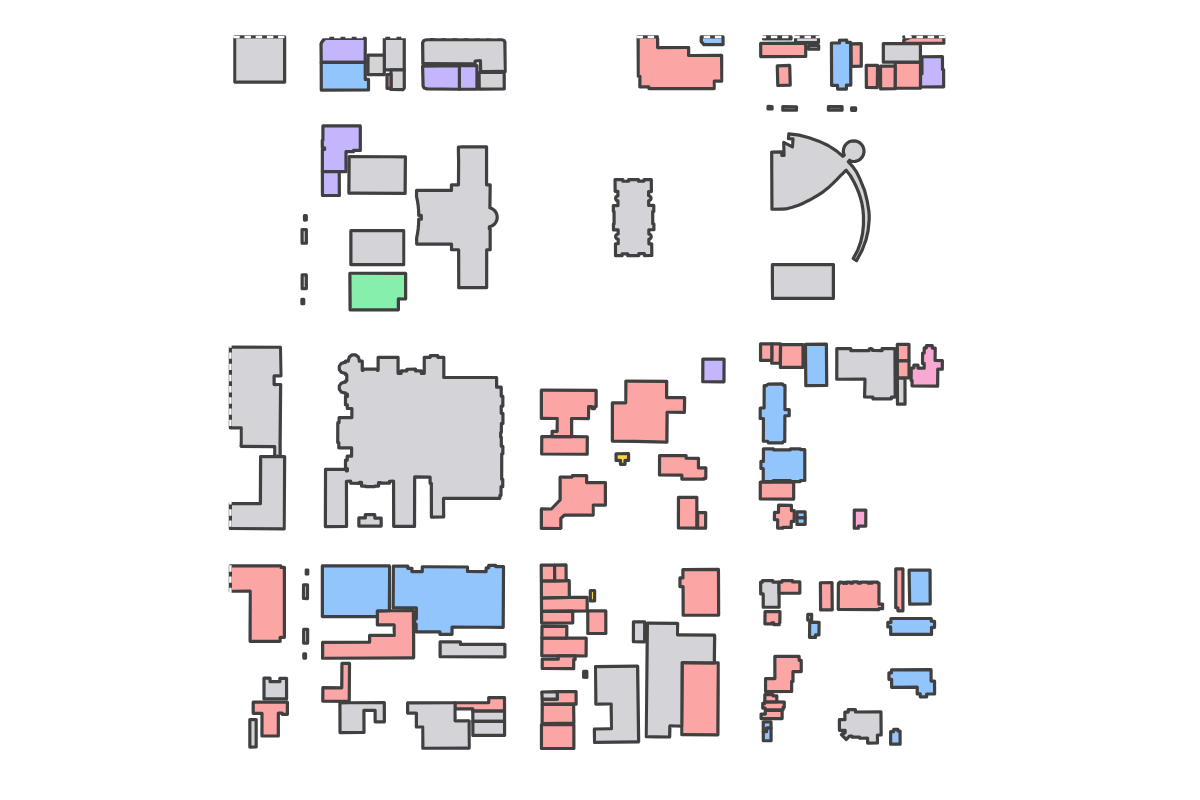 Program breakdown map