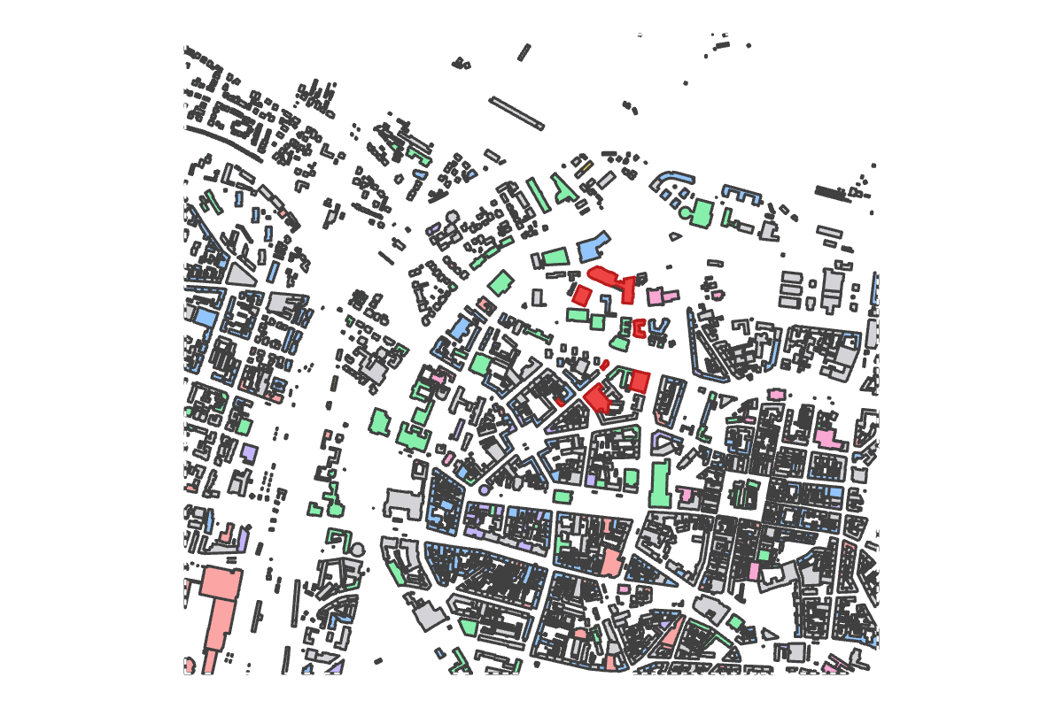 Program breakdown map