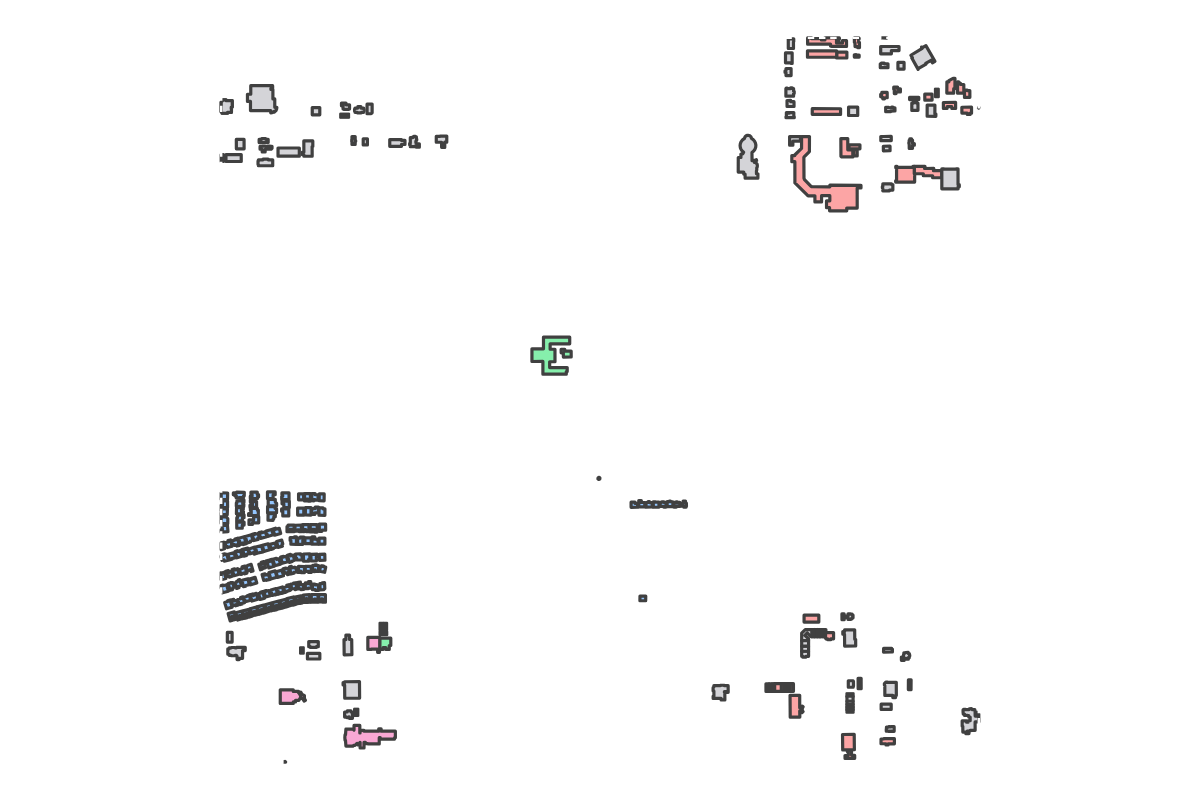 Program breakdown map