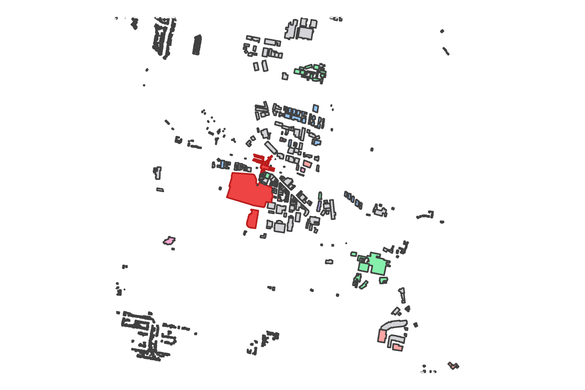 Program breakdown map
