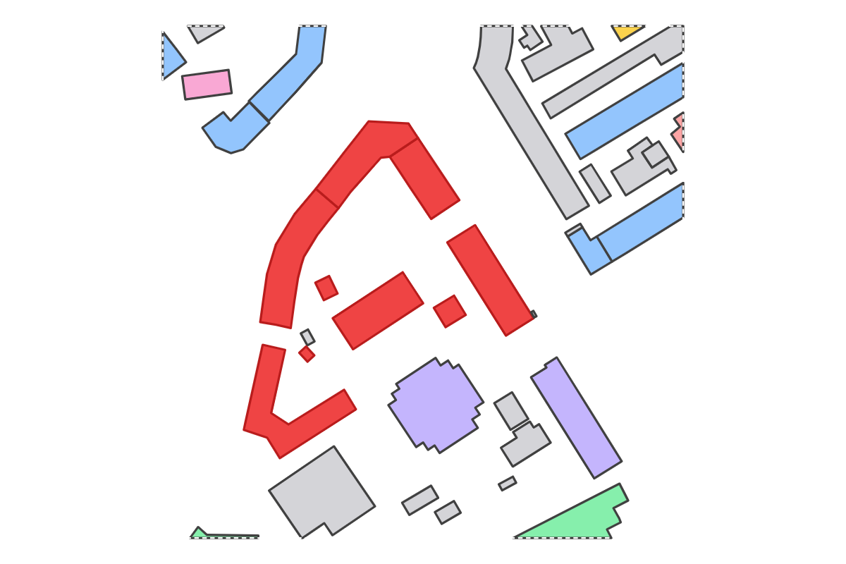 Program breakdown map