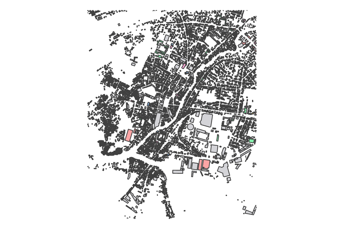 Program breakdown map
