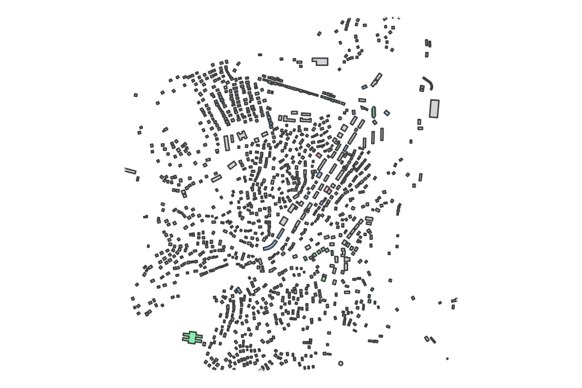 Program breakdown map