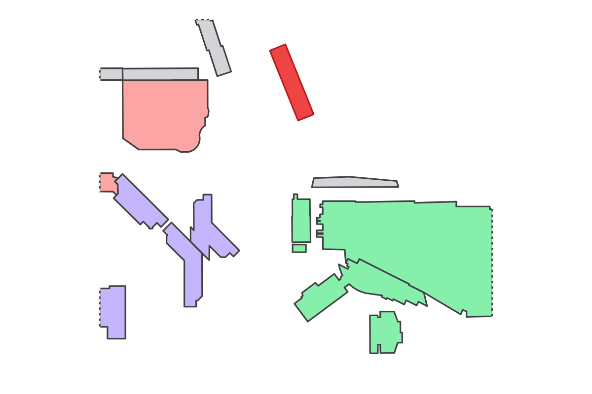 Program breakdown map