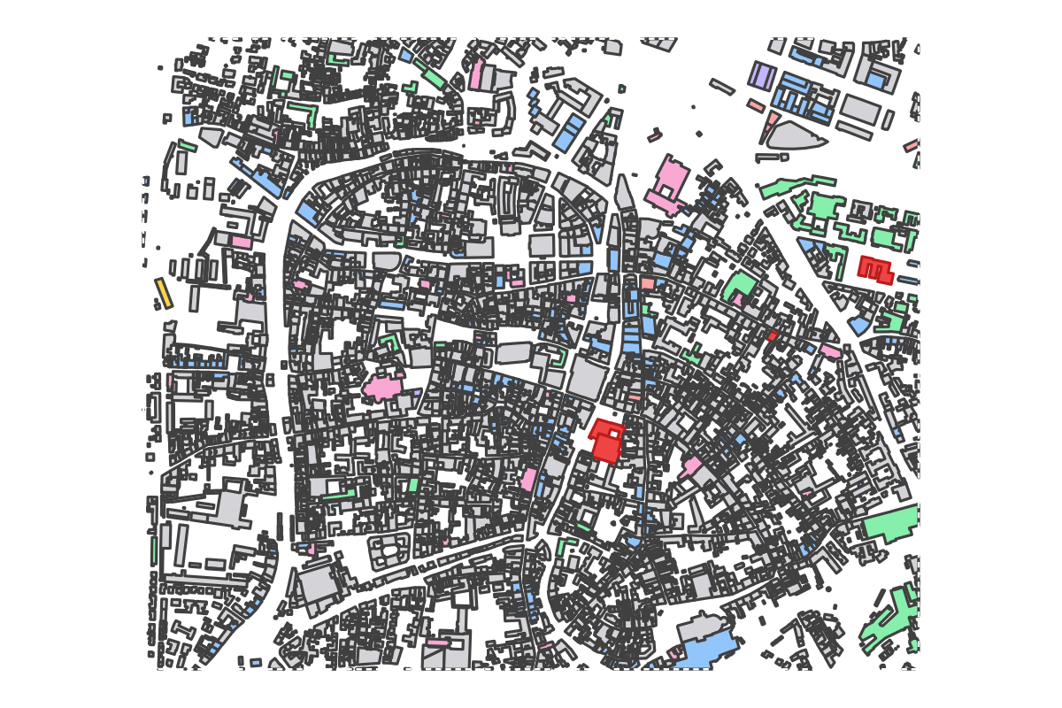 Program breakdown map