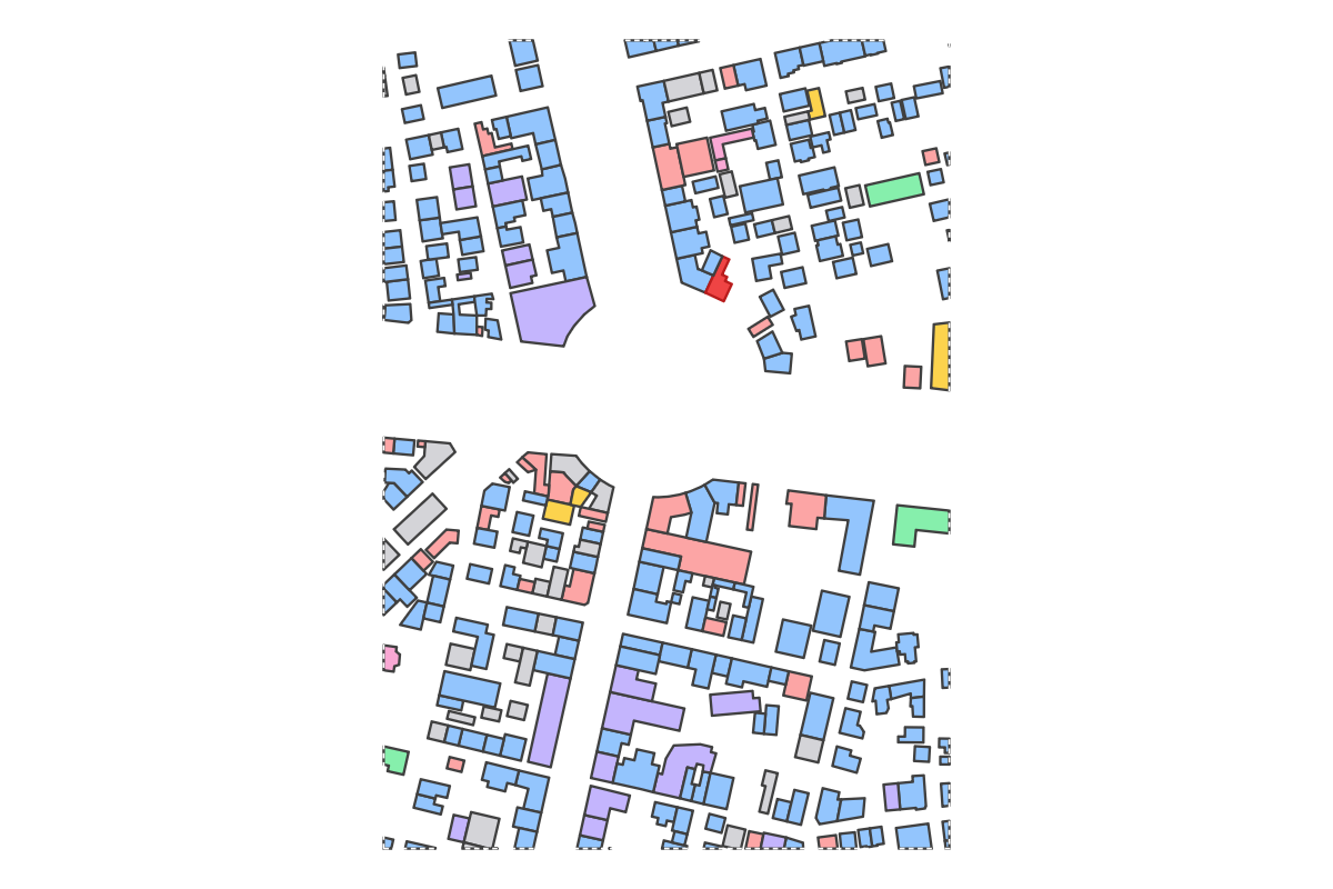 Program breakdown map