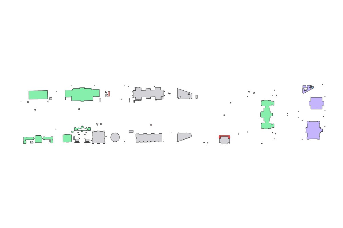 Program breakdown map